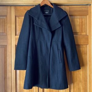 Mossimo Long Black Coat Size M